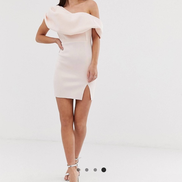 Petite Mini Dress with Shoulder Detail - Picture 5 of 8